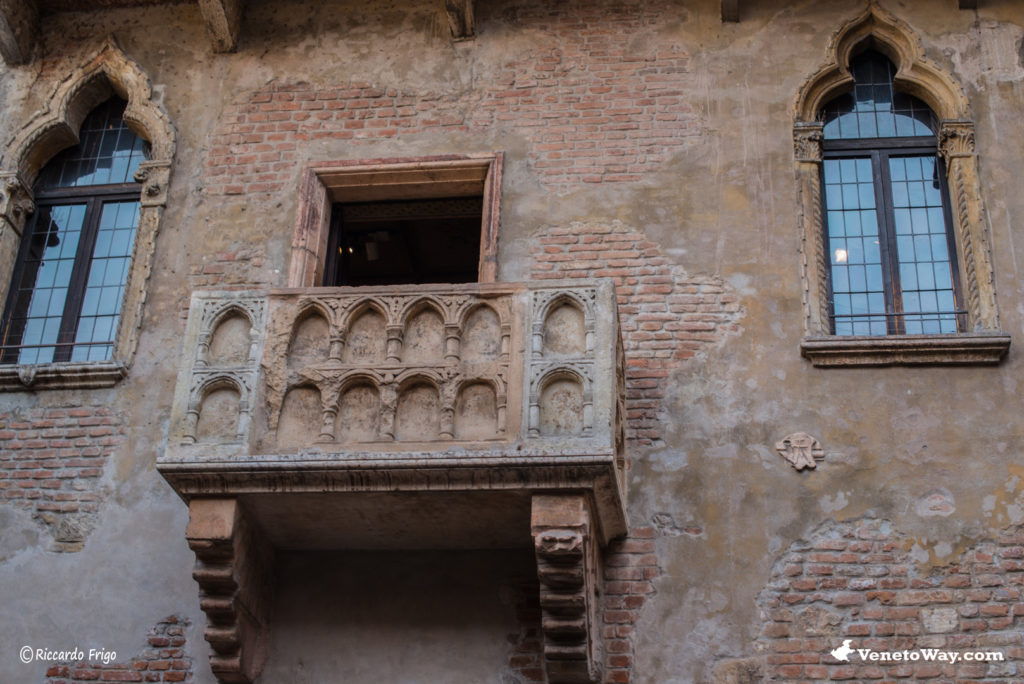 La casa di Giulietta nel centro storico Verona