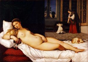 THE VENUS OF URBINO - Tiziano Vecellio 