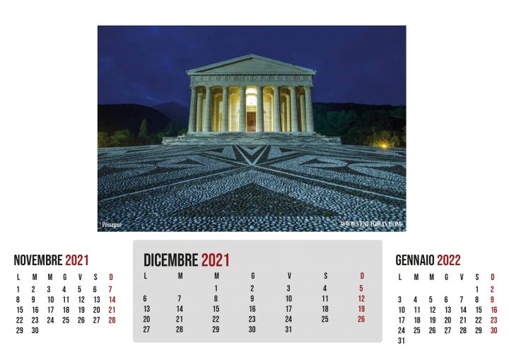 Il Calendario VenetoWay 2021