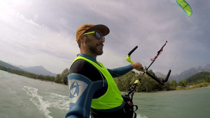 Kitesurf al Lago Santa Croce